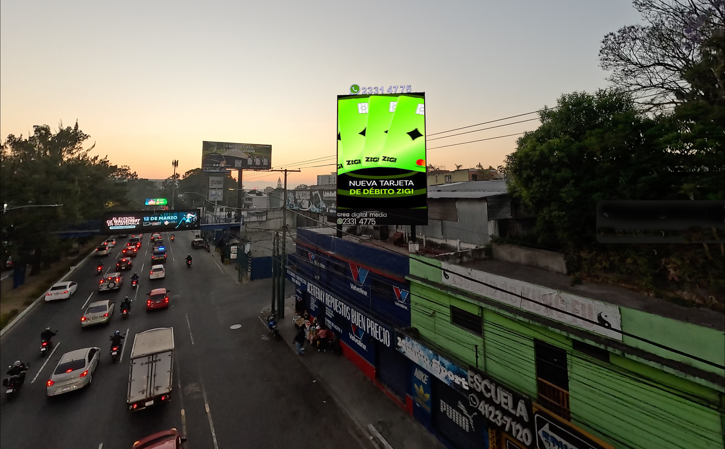 Pantalla Calzada Roosevelt — Zona 2 de Mixco